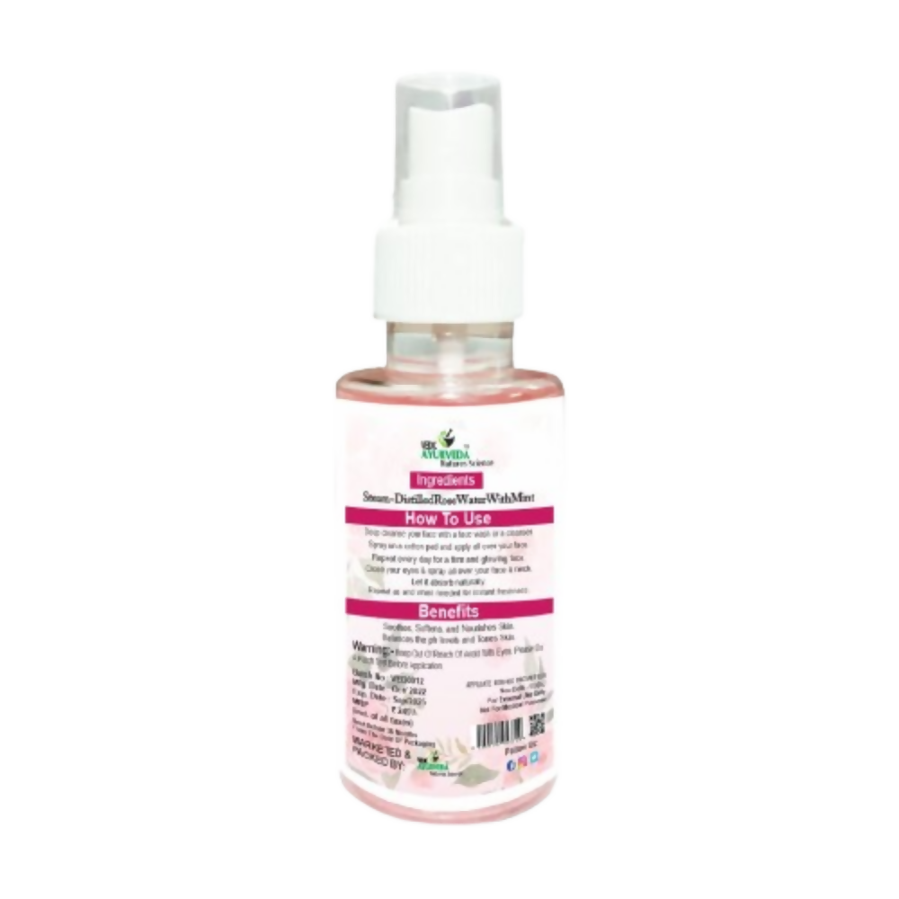 VedicAyurveda Rose Toner & Mist Steam Distilled Rose Water  Grab2Buy VedicAyurveda Grab2Buy