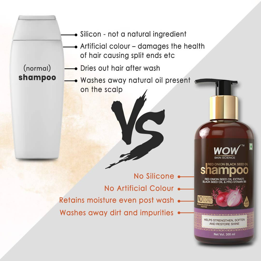 Wow Skin Science Onion & Collagen Anti Hairfall Shampoo For Strenghtens Roots & Prevents Hair Breakage  Grab2Buy Wow Skin Science Grab2Buy