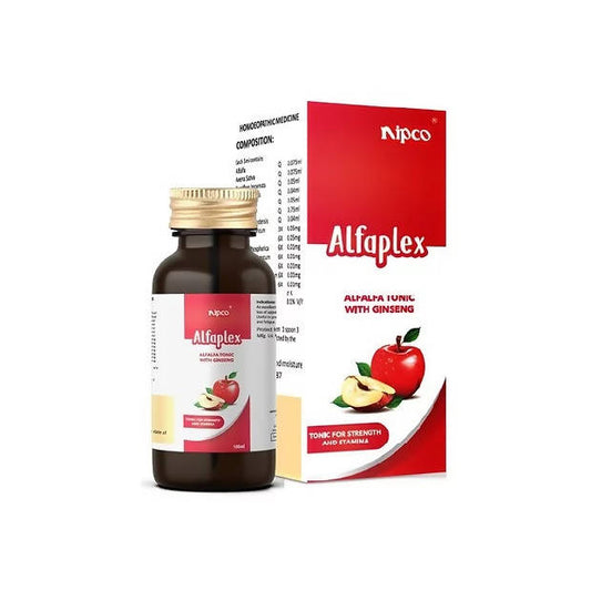 Nipco Homeopathy Alfaplex D Alfalfa Tonic With Ginseng 