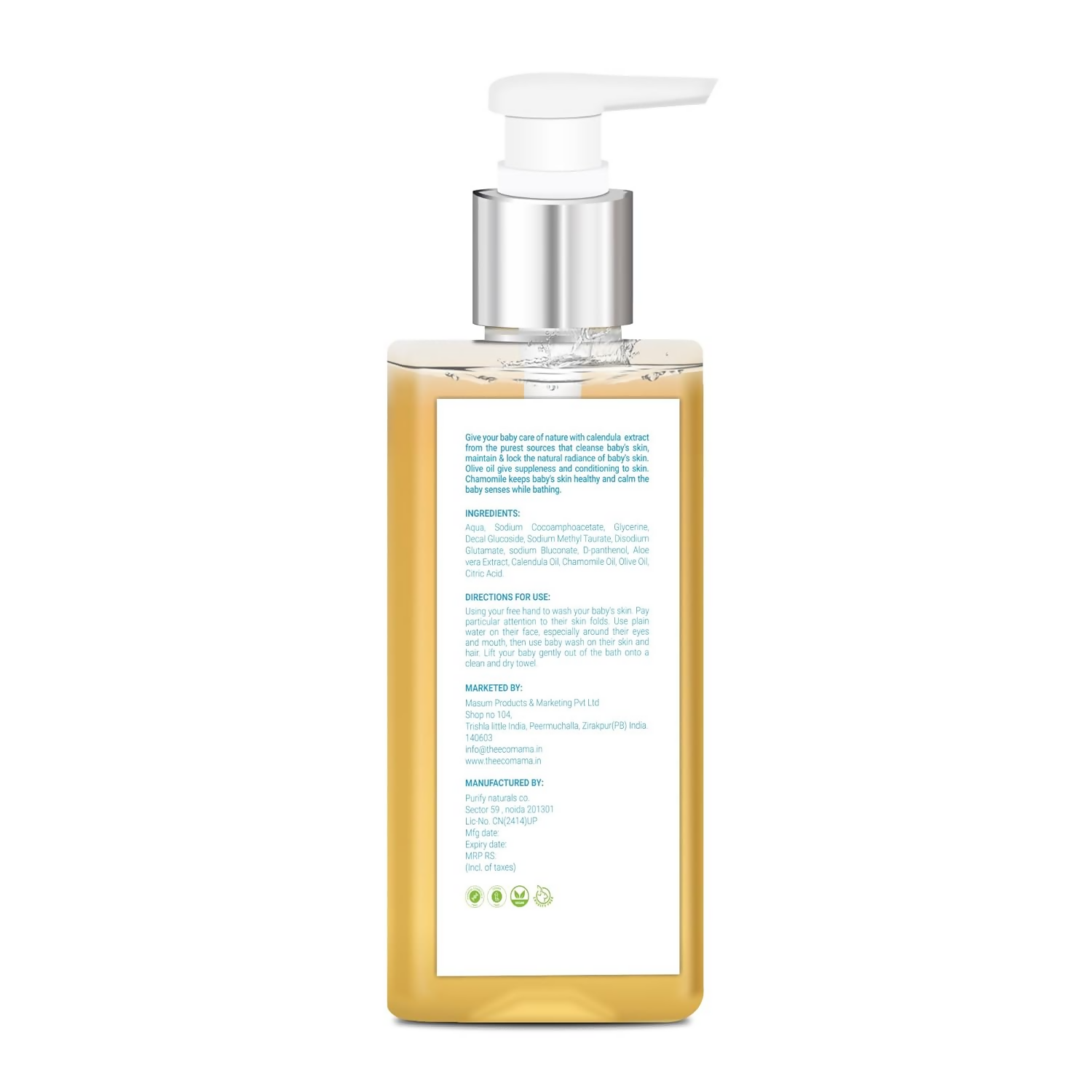 The Eco Mama Baby Body Wash With Aloe Vera Extract, Calendula & Olive Oil  Grab2Buy The Eco Mama Grab2Buy