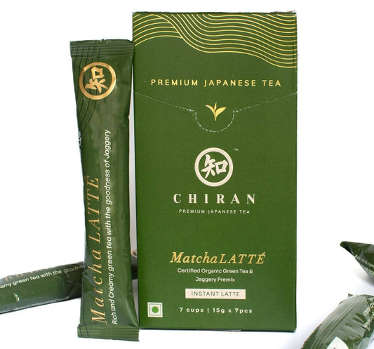 Chiran Instant Matcha Latte Premix Sachets  Grab2Buy Chiran Grab2Buy