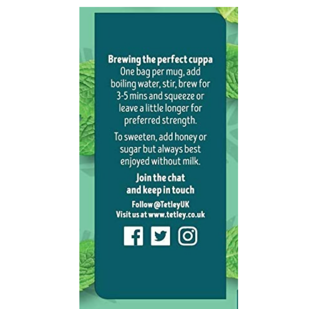 Tetley Herbal Fresh Mint Tea Bags  Grab2Buy Tetley Grab2Buy
