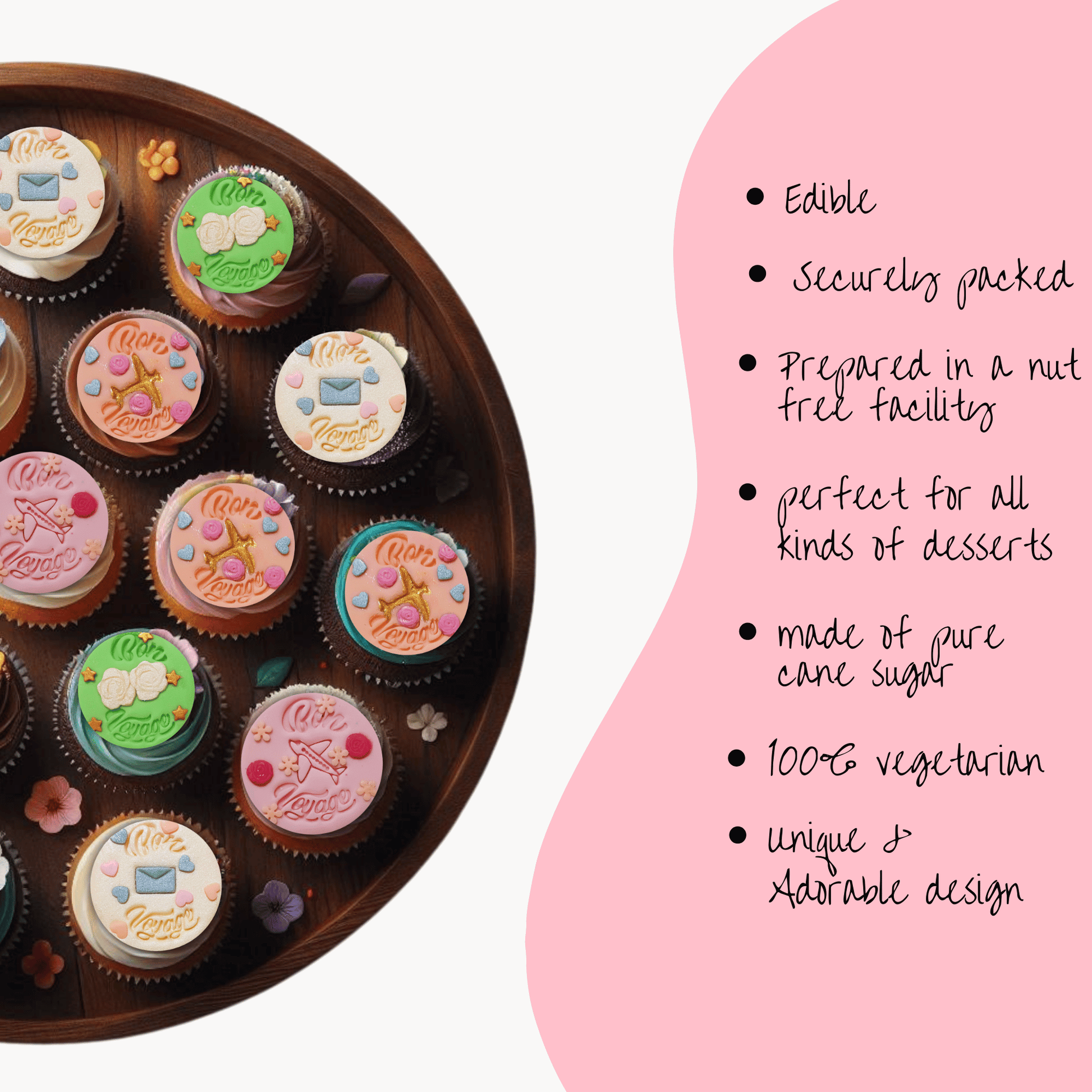 Confect Bon Voyage | Edible Celebration Topper