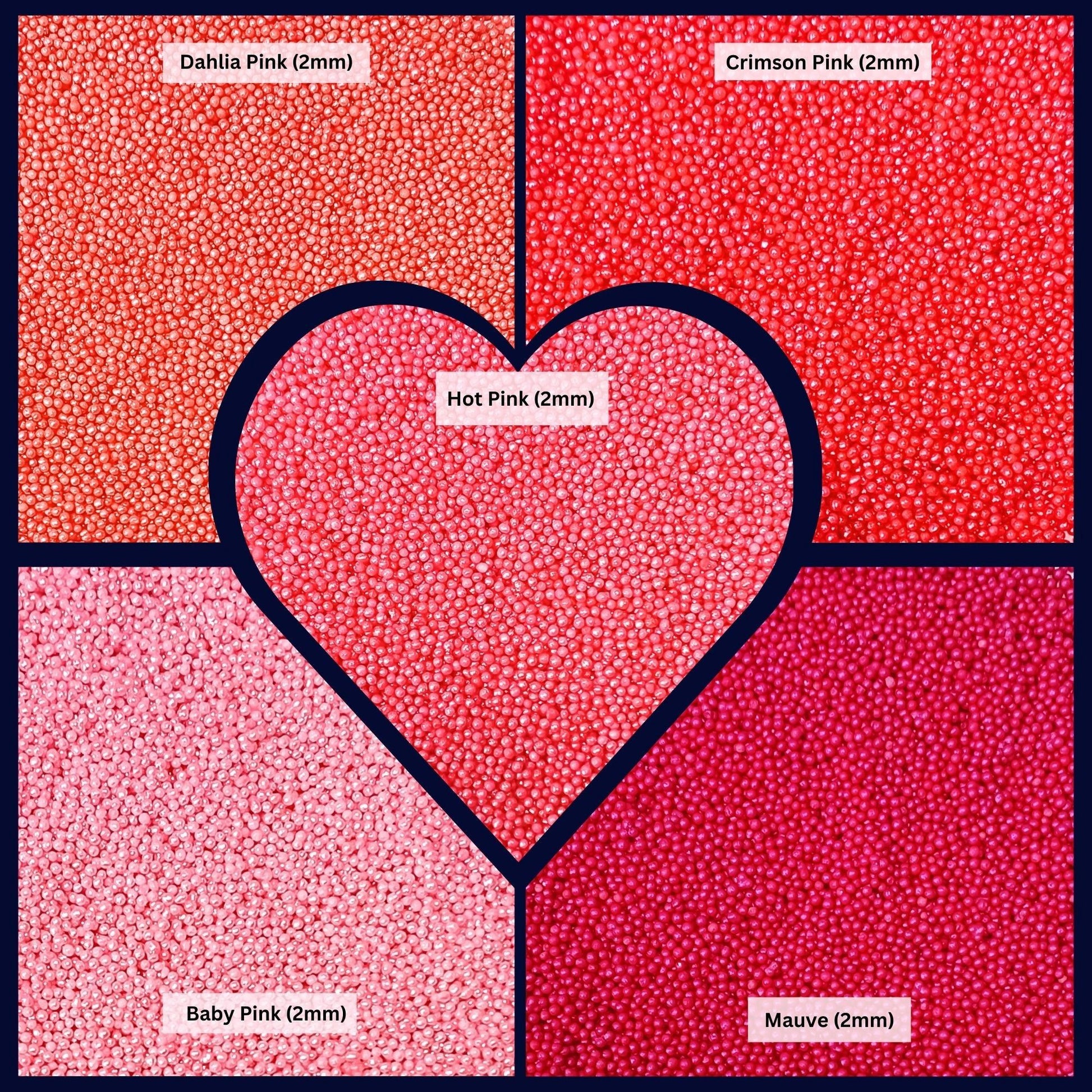 Confect Valentine Sprinkles | 02 Edible Decoration for Baking & Dessert  Grab2Buy Confect Grab2Buy