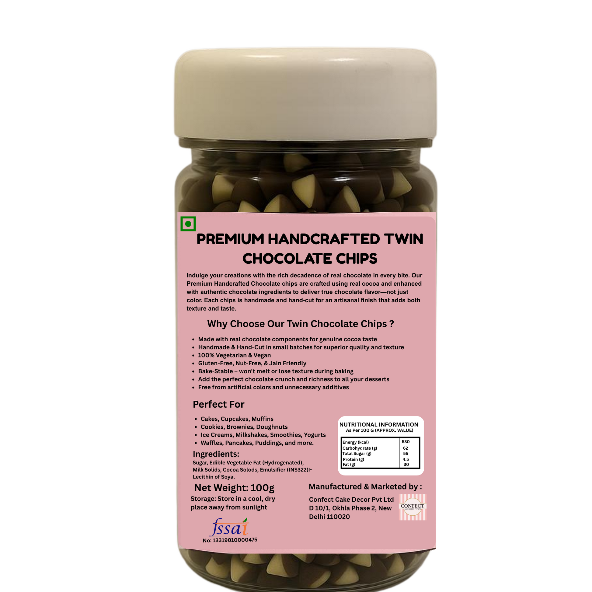 Confect Twin Chocolate Chips  Grab2Buy Confect Grab2Buy