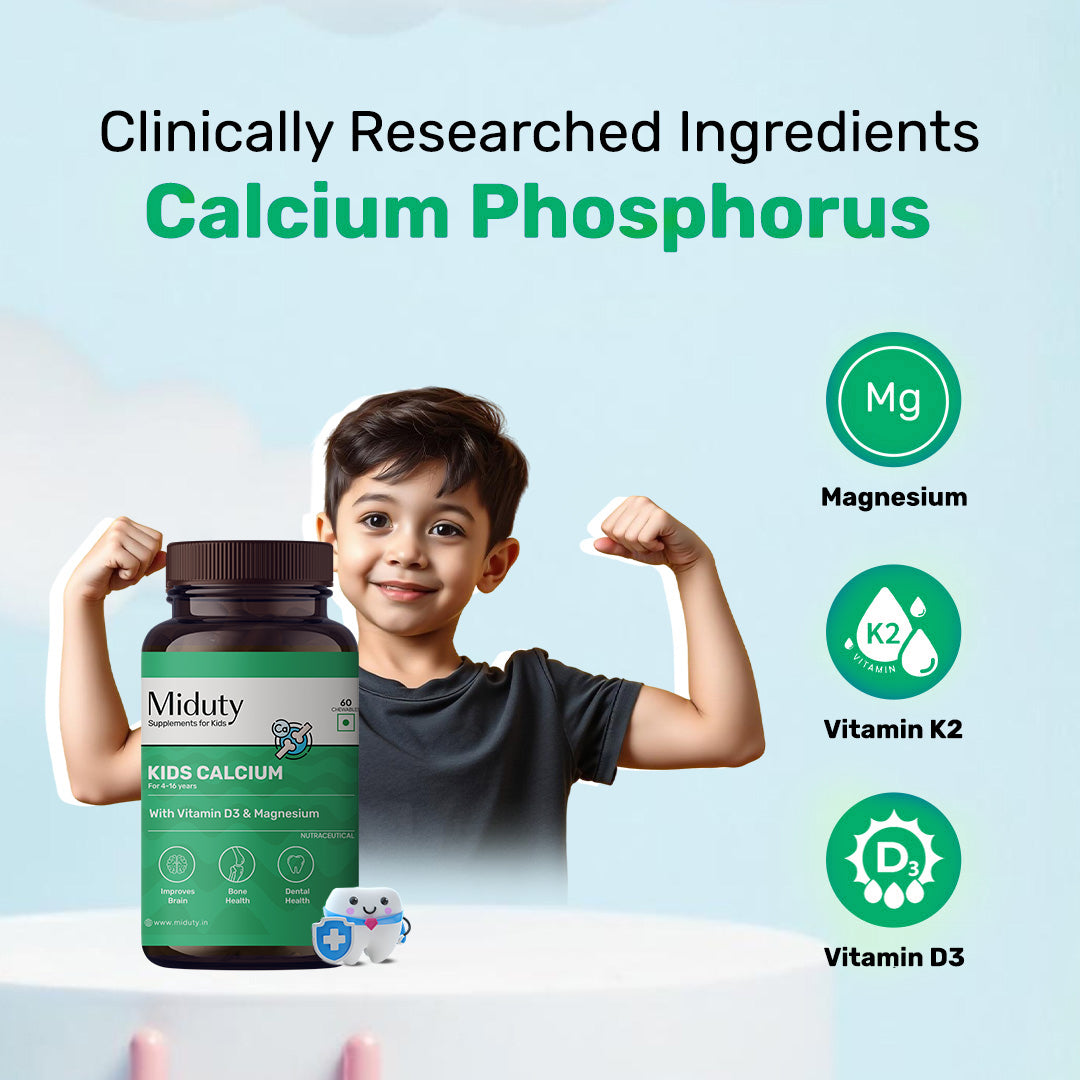 Miduty by Palak Notes Kids Calcium Chewables 