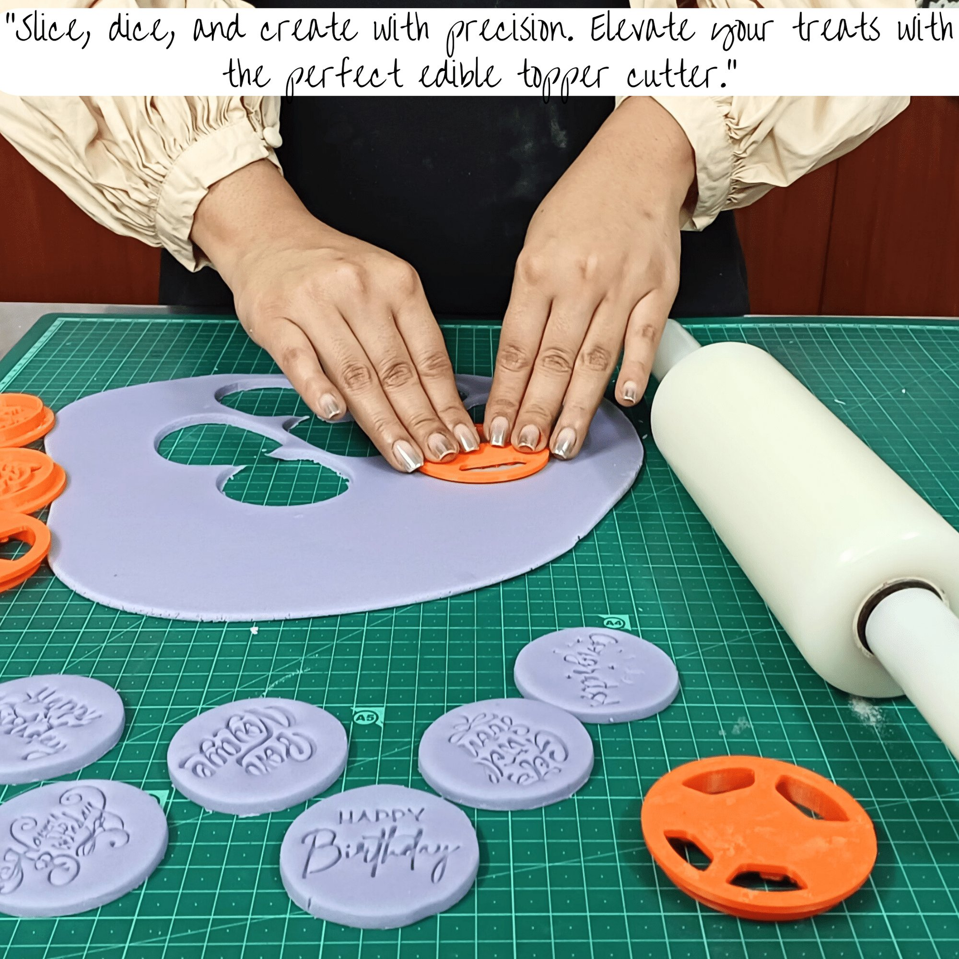 Confect Celebration Stencils Toppers Cutters (Congrats)