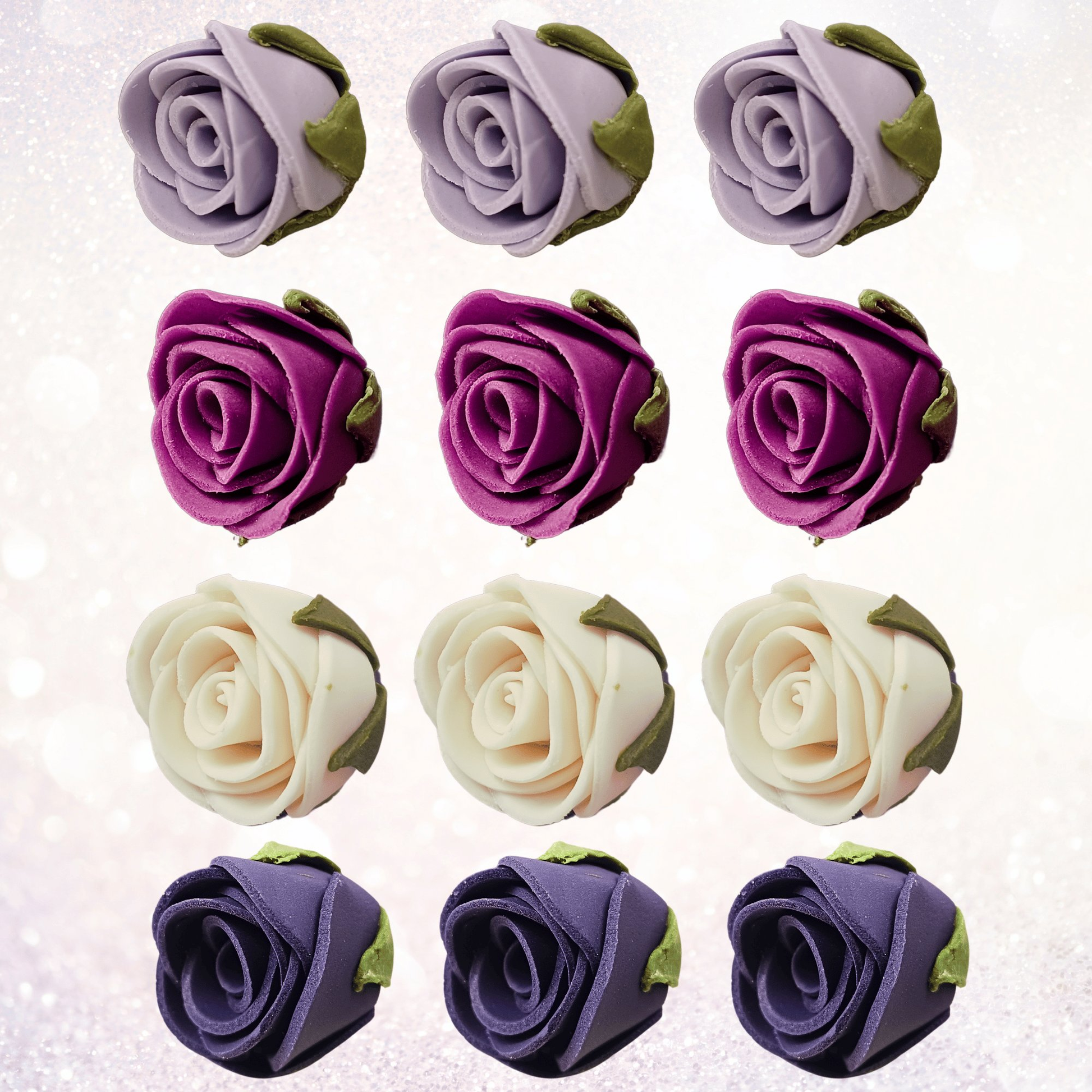 Confect Ombre- 6 | Edible Sugar Roses Topper