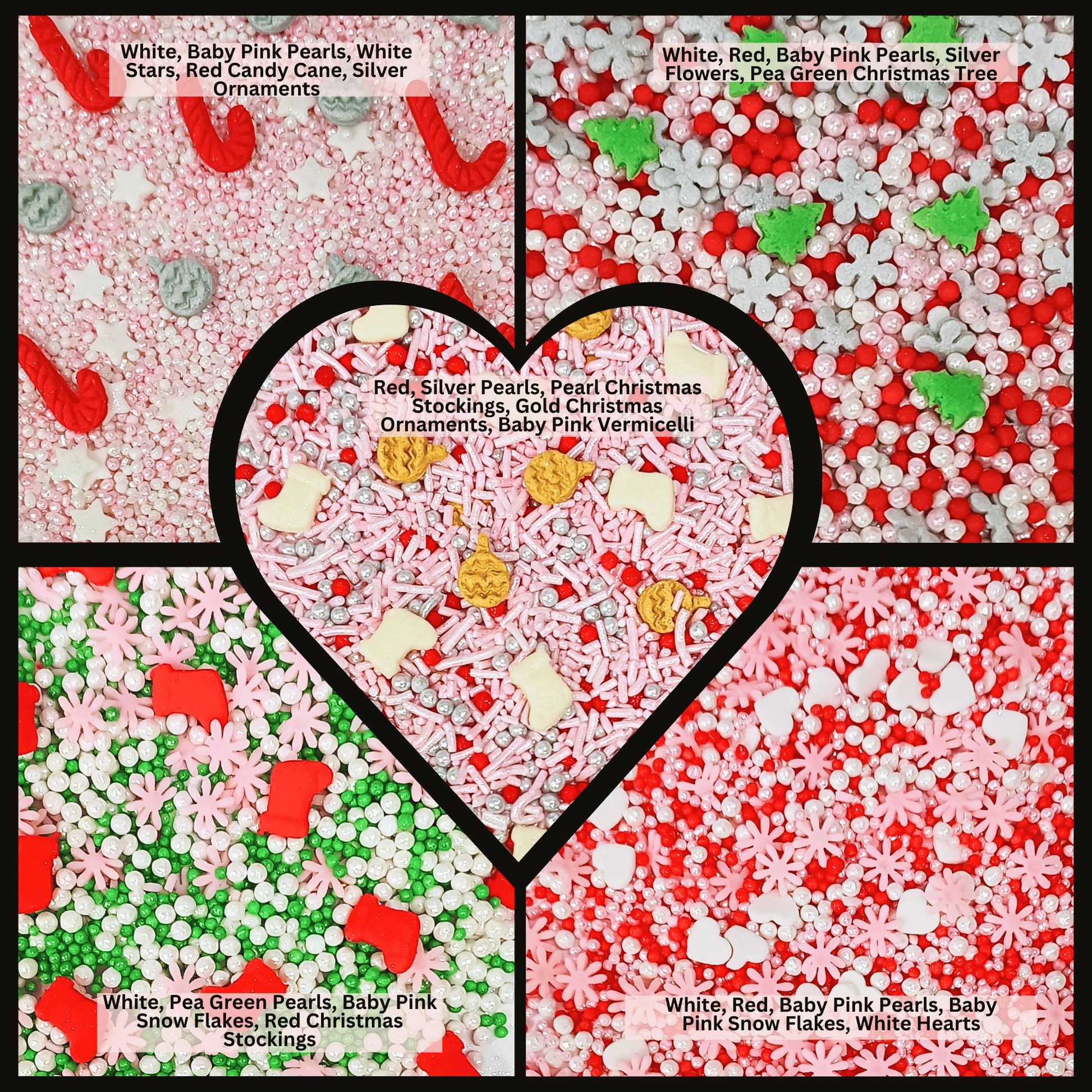 Confect Christmas Sprinkles CH Multipack 23