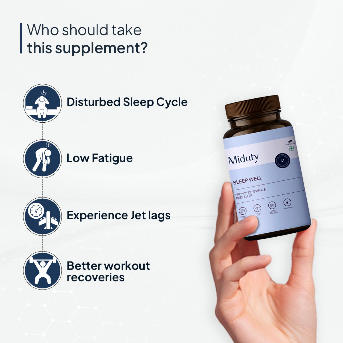 Miduty by Palak Notes Sleep Well Capsules 