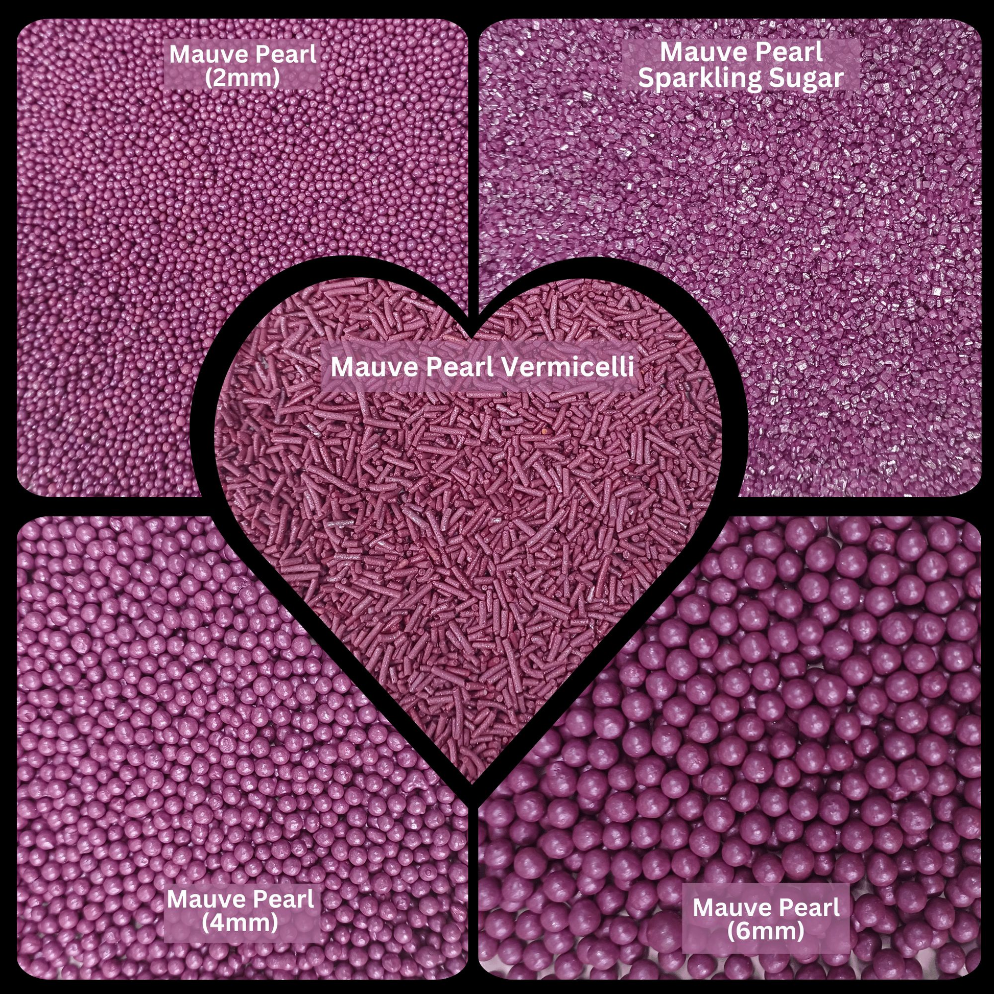 Confect Sprinkles for Cakes & Cupcakes Decoration | USP-2(Mauve)