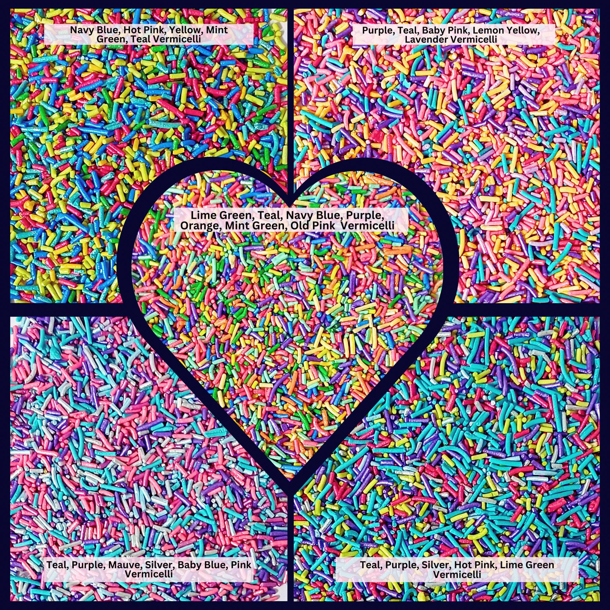 Confect Rainbow Magic Sprinkles | (03) Mix Colourful Sprinkles