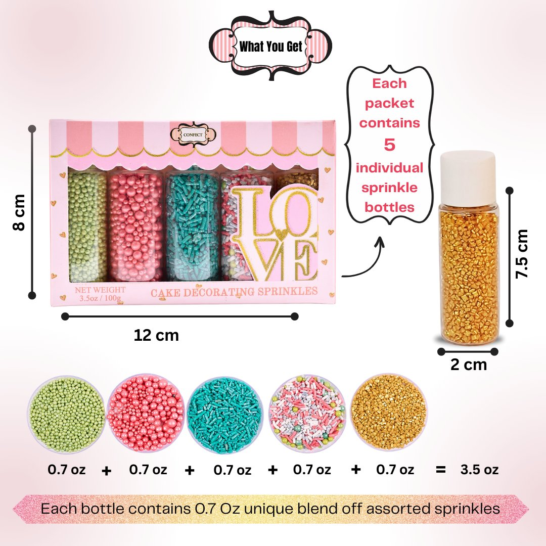 Confect Fusion Mashup Sprinkles FM Multipack 3