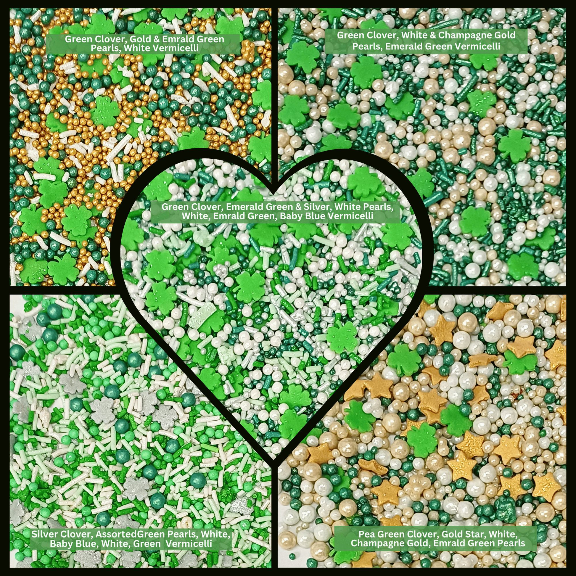 Confect St. Patrick's Sprinkles Multipack 10