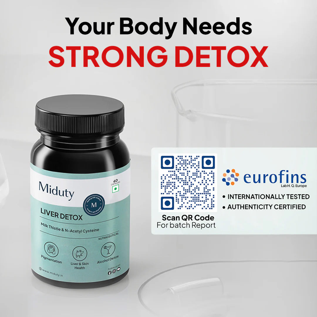 Miduty by Palak Notes Liver Detox Capsules 
