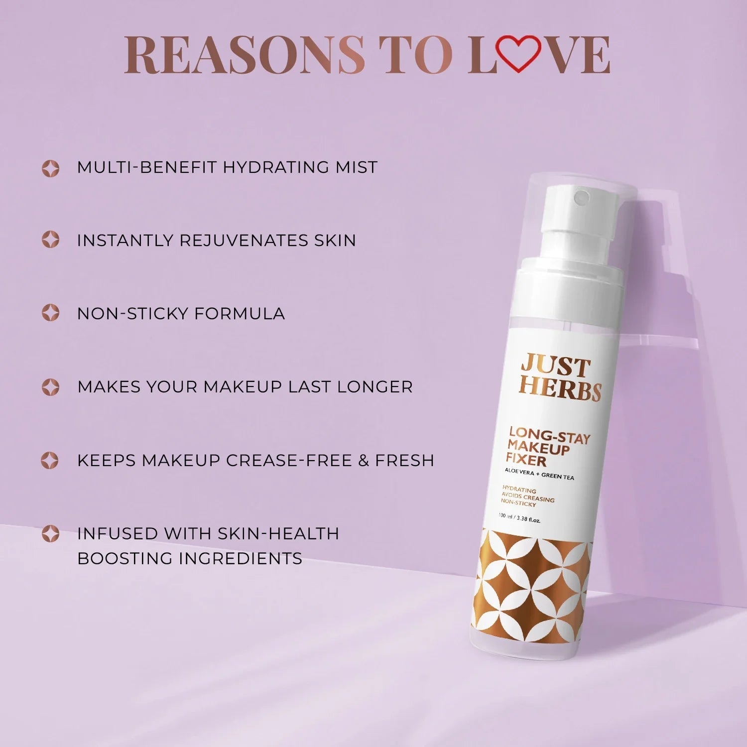 Long-stay Makeup Fixer with Aloe Vera & Green Tea 