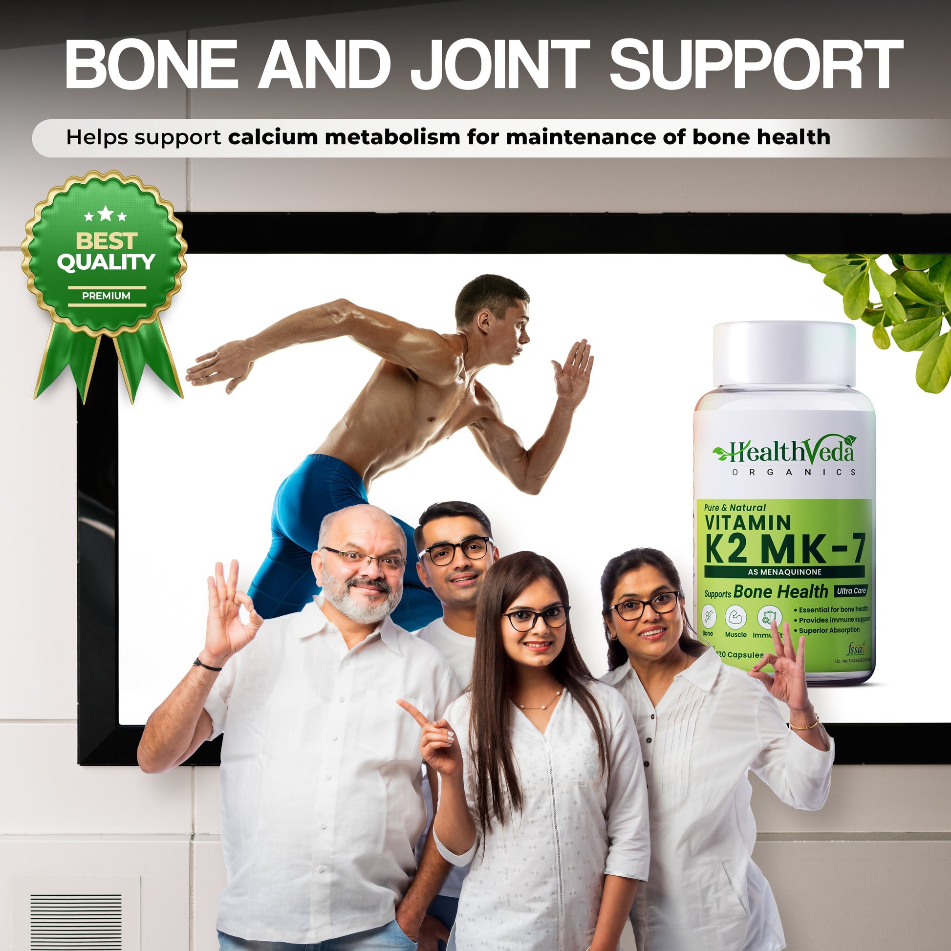 Health Veda Organics Vitamin K2 Capsules Health Veda Organics