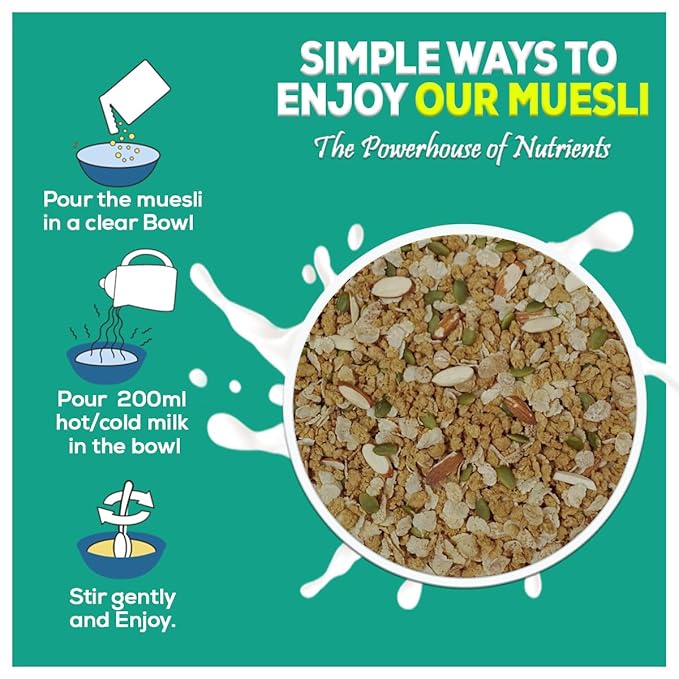 Yum Yum Zero Added Sugar Muesli Jar  Grab2Buy Yum Yum Grab2Buy