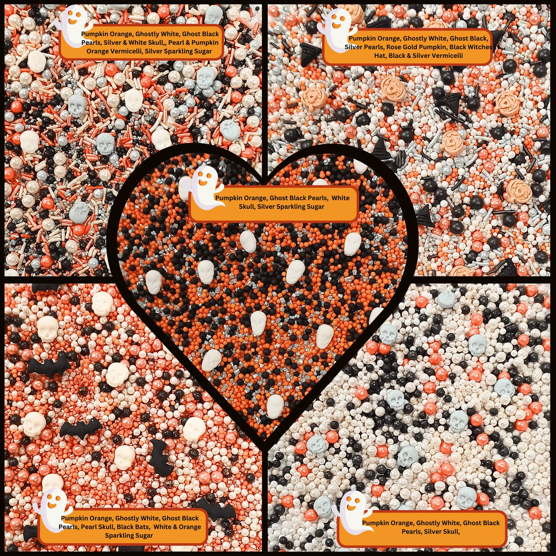 Confect Halloween sprinkles Multipack 3 (New)