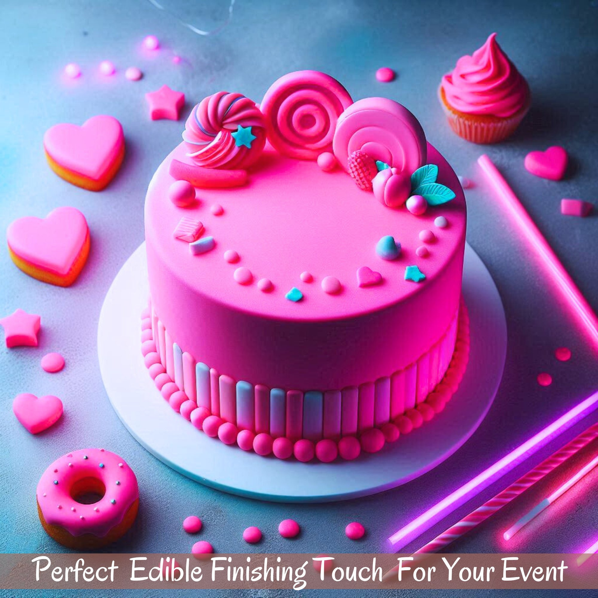 Confect Neon Pink Fondant | Edible Sugarpaste