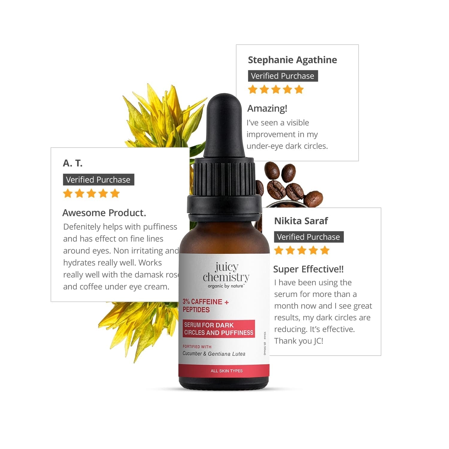 3% Caffeine + Peptides Eye Serum 