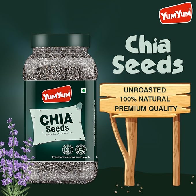 Yum Yum Raw Chia Seeds Jar  Grab2Buy Yum Yum Grab2Buy