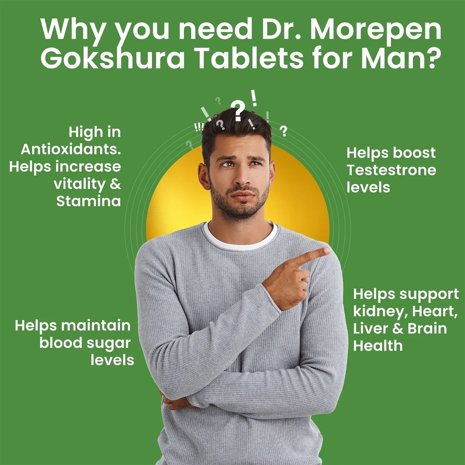 Dr Morpen Gokshura & Testo Boost -Performance Combo Pack 