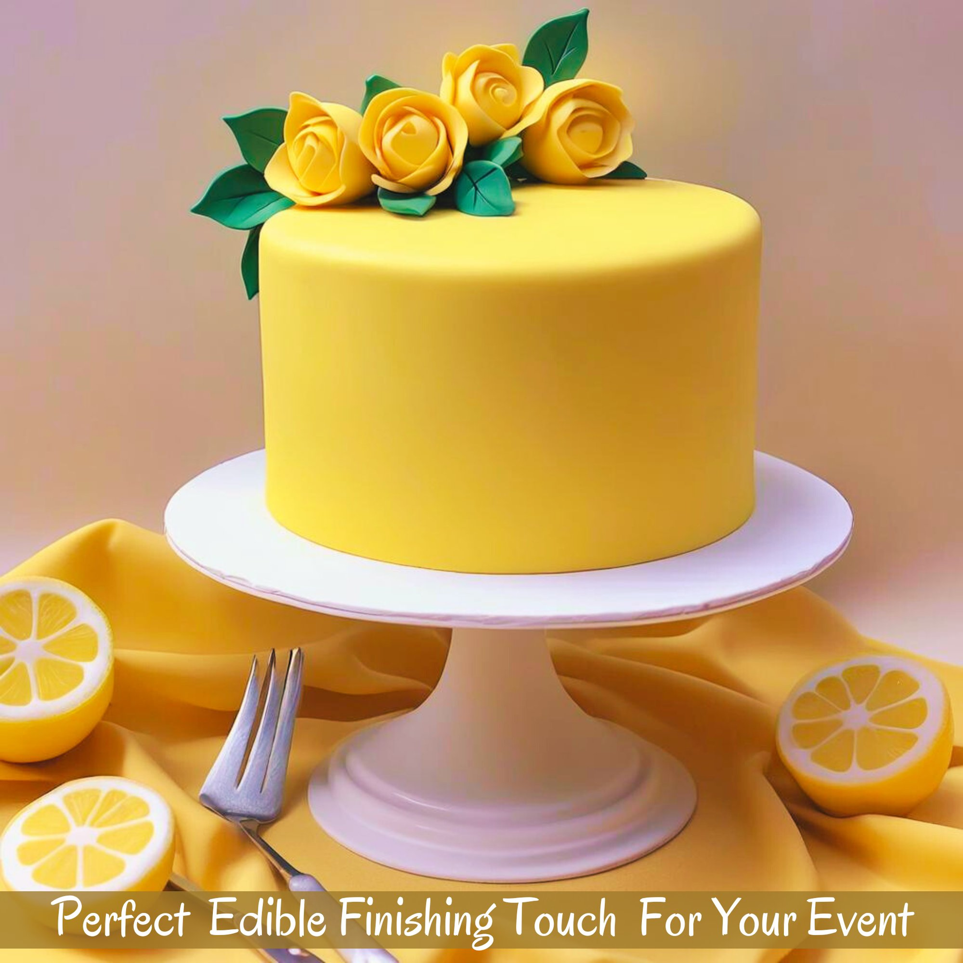 Confect Lemon Yellow Fondant | Edible Sugarpaste