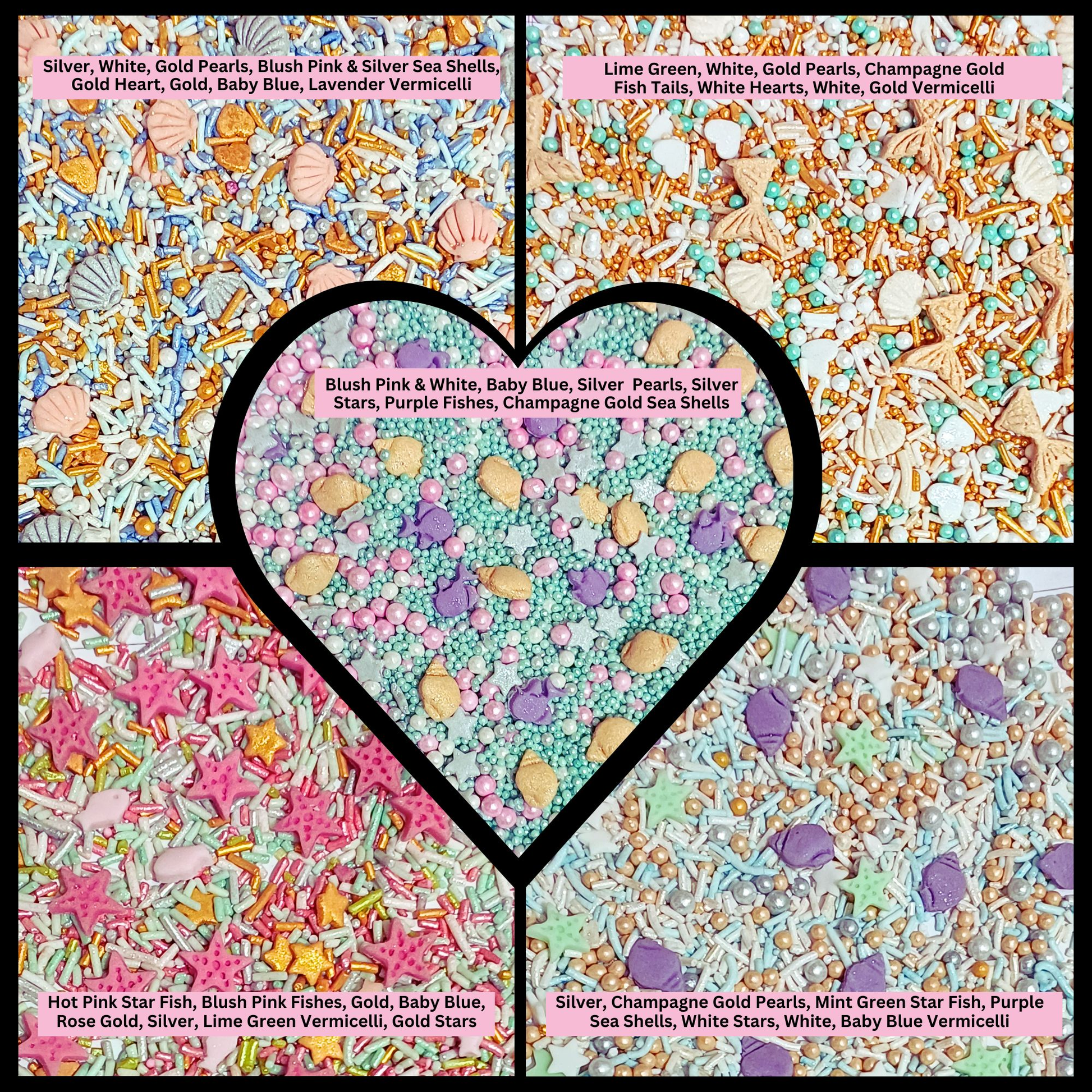 Confect Under the Sea Sprinkles for Decorations 01  Grab2Buy Confect Grab2Buy