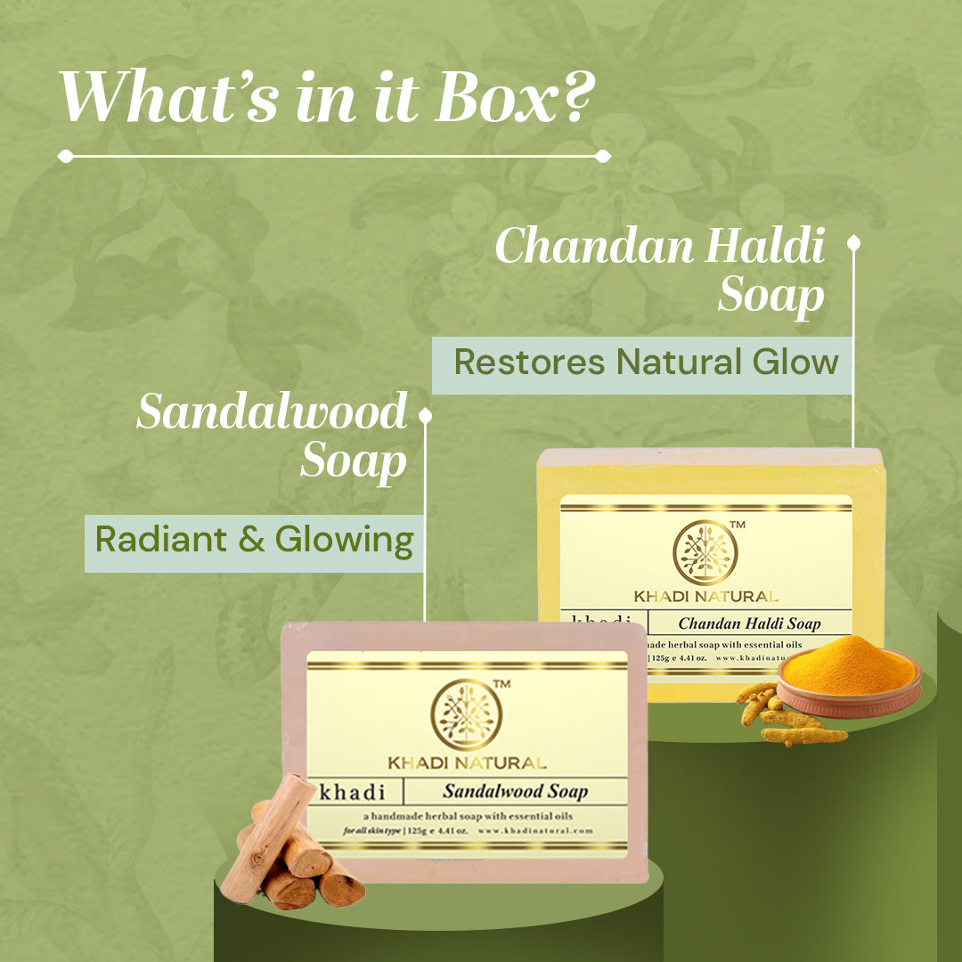 Khadi Natural Ayurvedic Soap Kit Combo Pack Of 4 – 100gm Each 