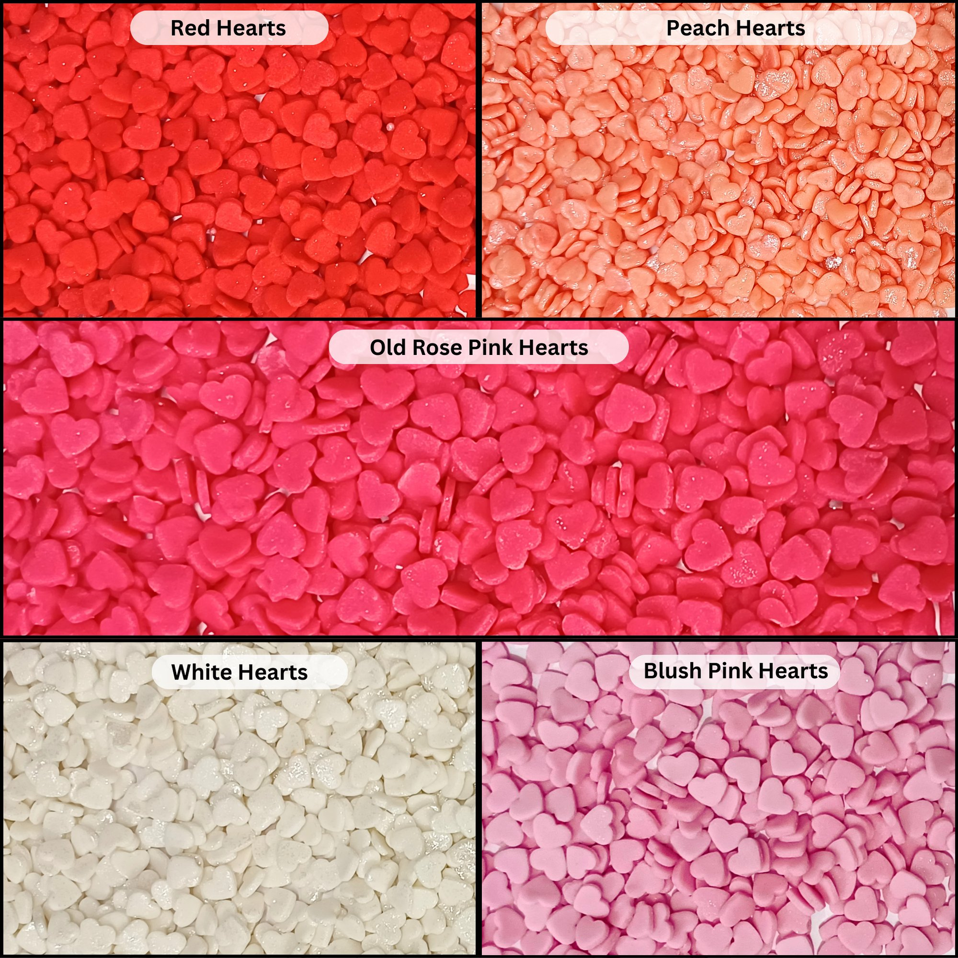 Confect Valentine Sprinkles | 05 Edible Decoration for Baking & Dessert  Grab2Buy Confect Grab2Buy