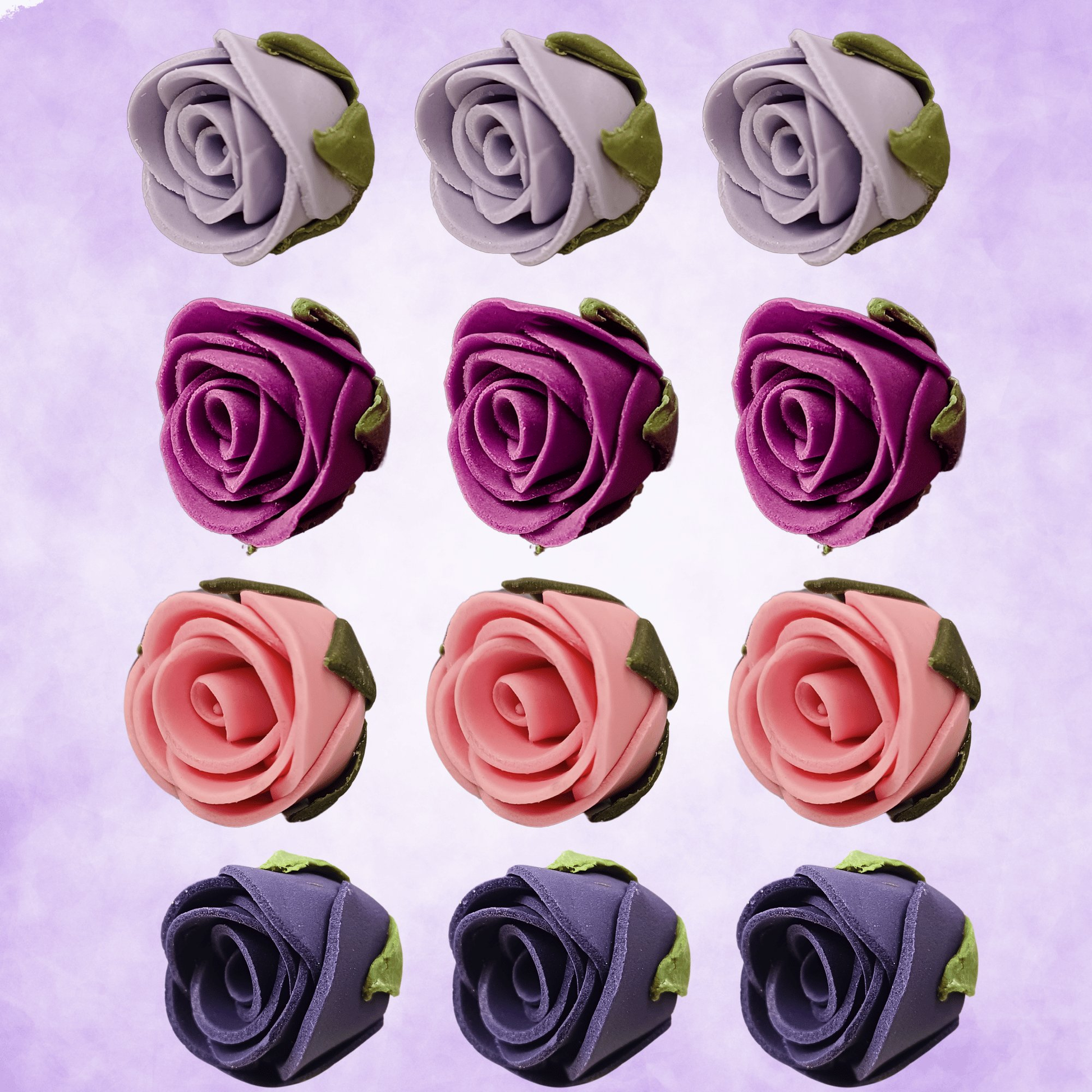 Confect Ombre- 4 | Edible Sugar Roses Topper