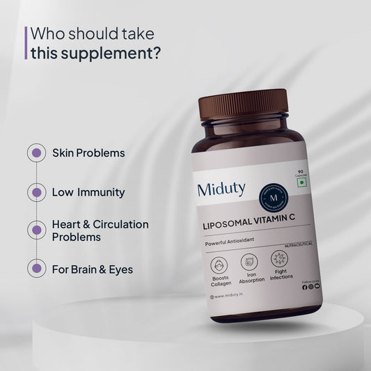 Miduty by Palak Notes Patented Liposomal Vitamin C Capsules - Grab2buy
