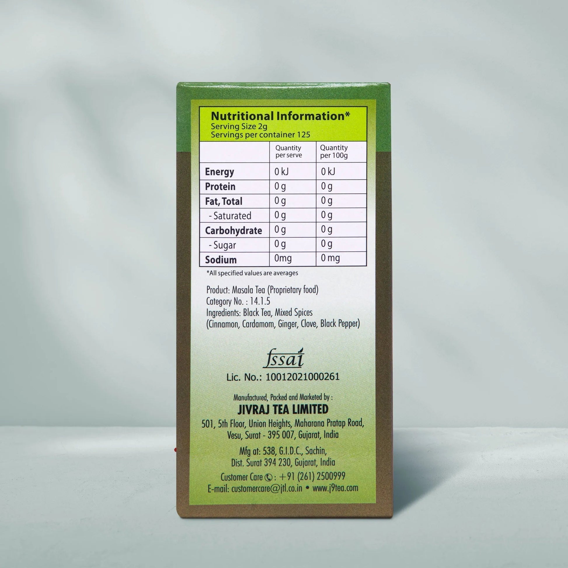 jivraj9 Tea Masala Tea Box Pack