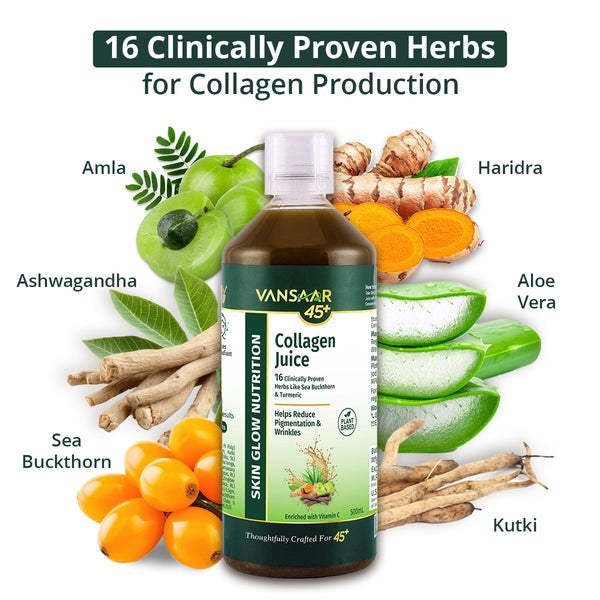 Vansaar 45+ Collagen Juice 
