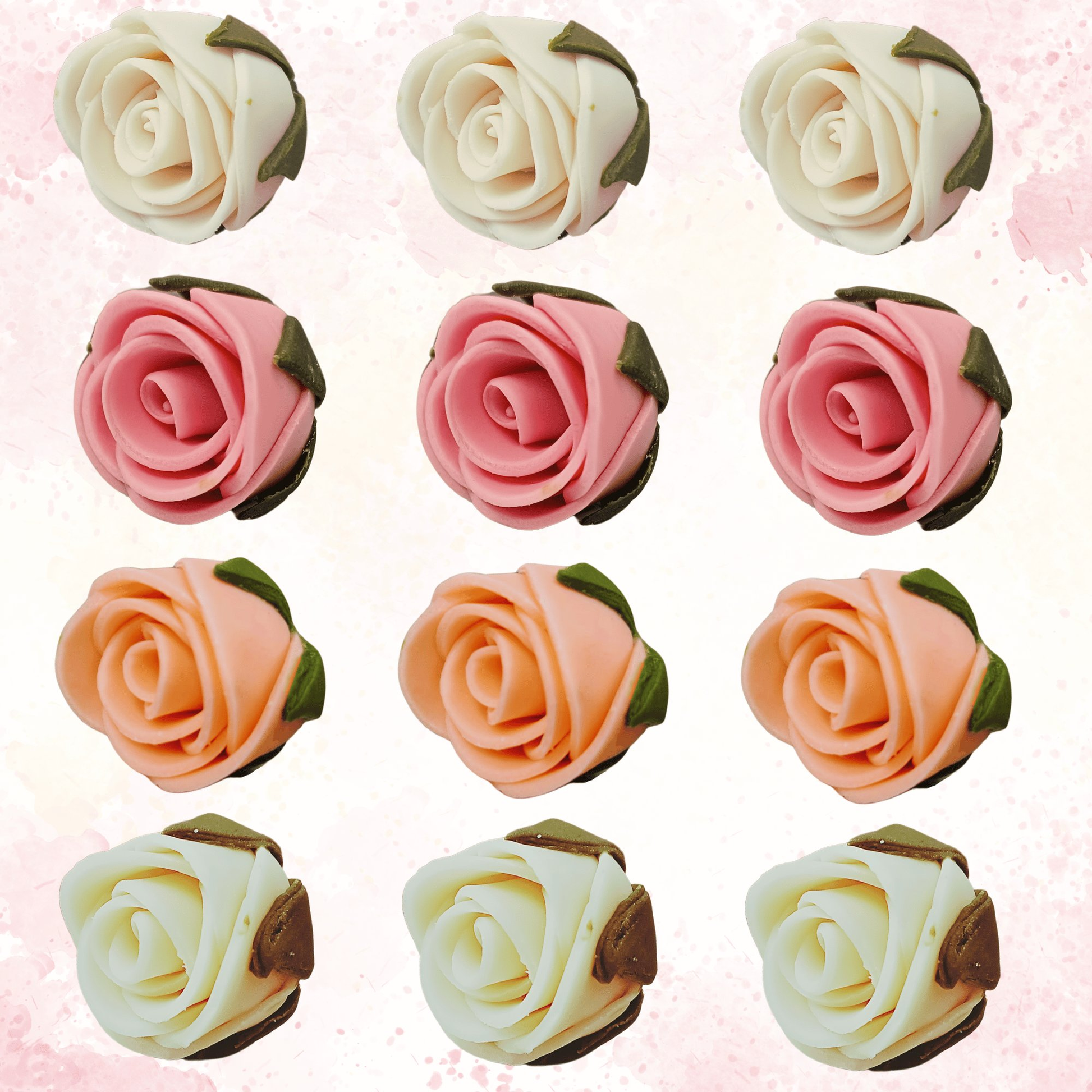 Confect Ombre- 3 | Edible Sugar Roses Topper
