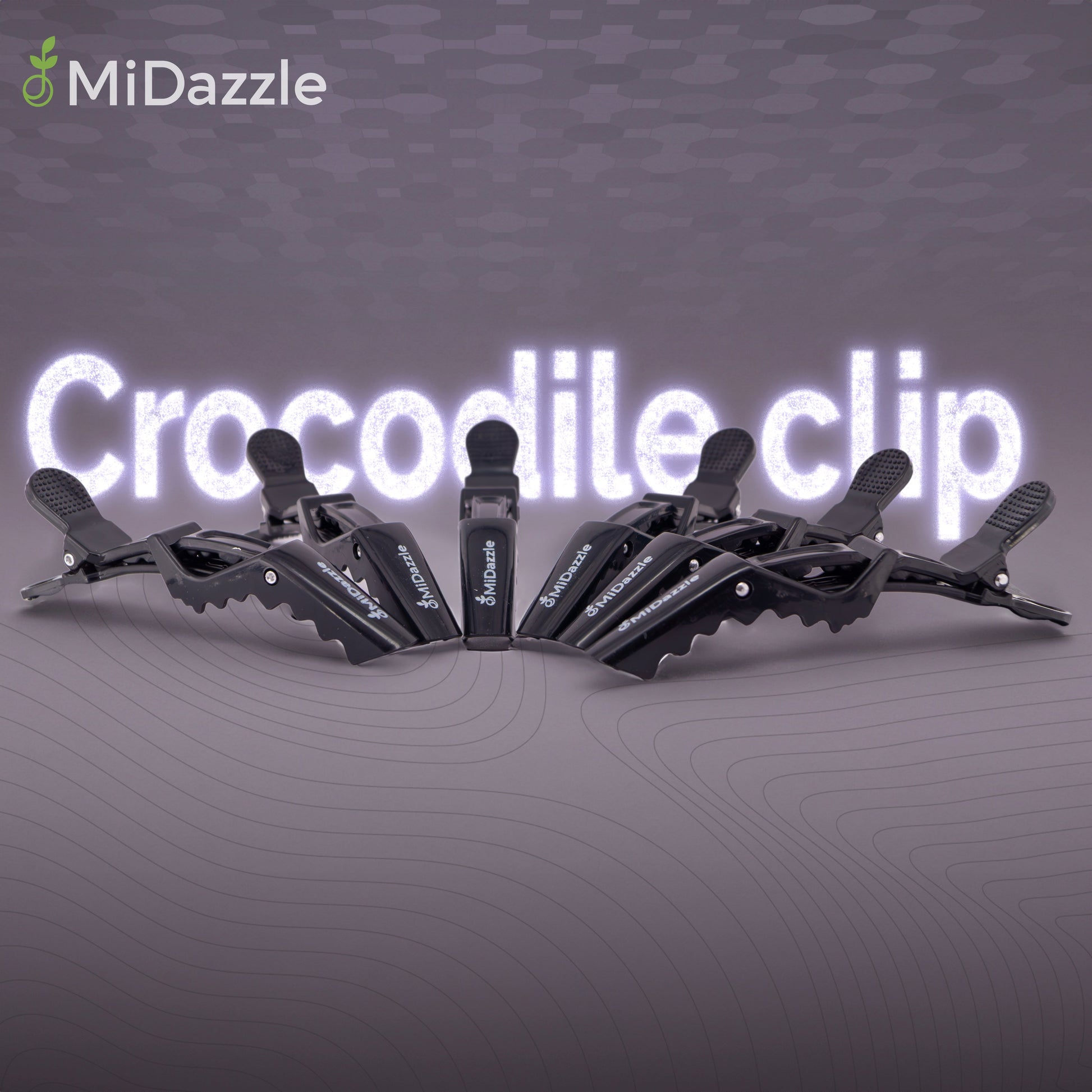 MiDazzle Section Hair Clips Pack Of 6 MIHA6302