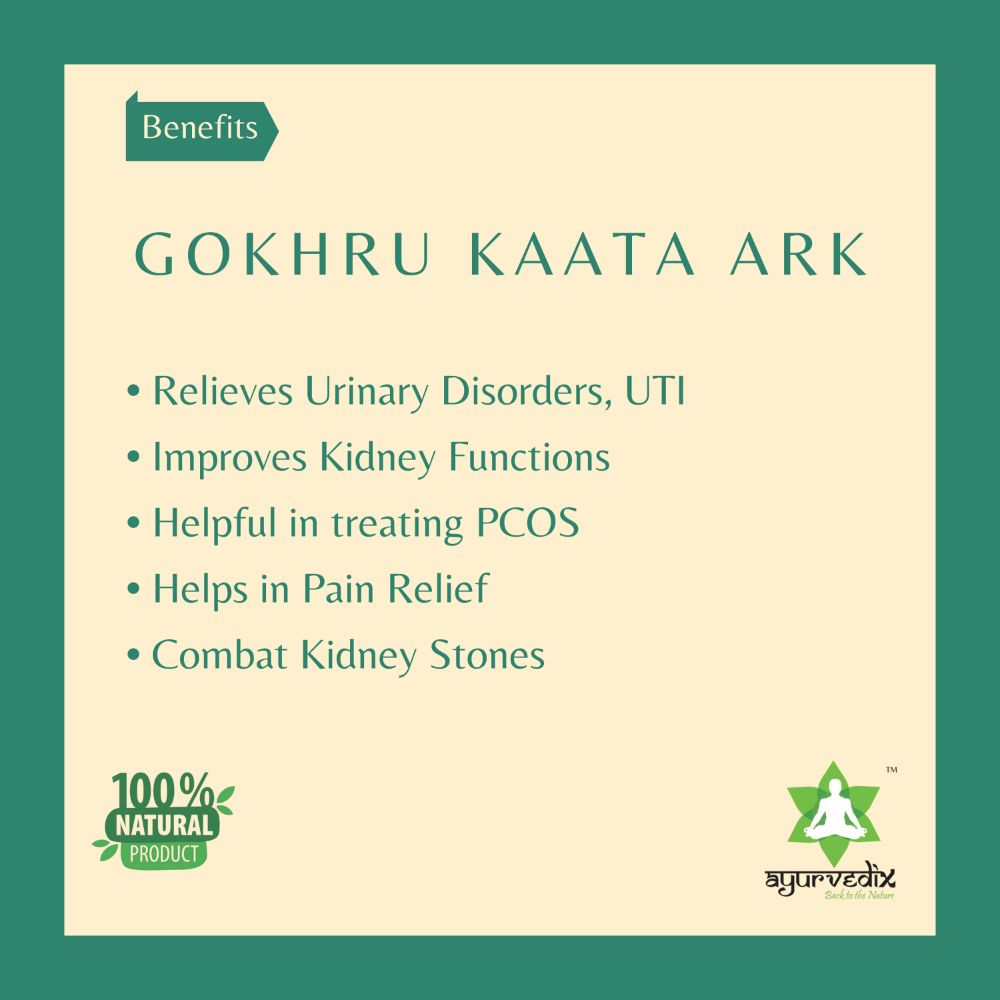 Ayurvedix Gokhru Kaata Ark - Grab2buy