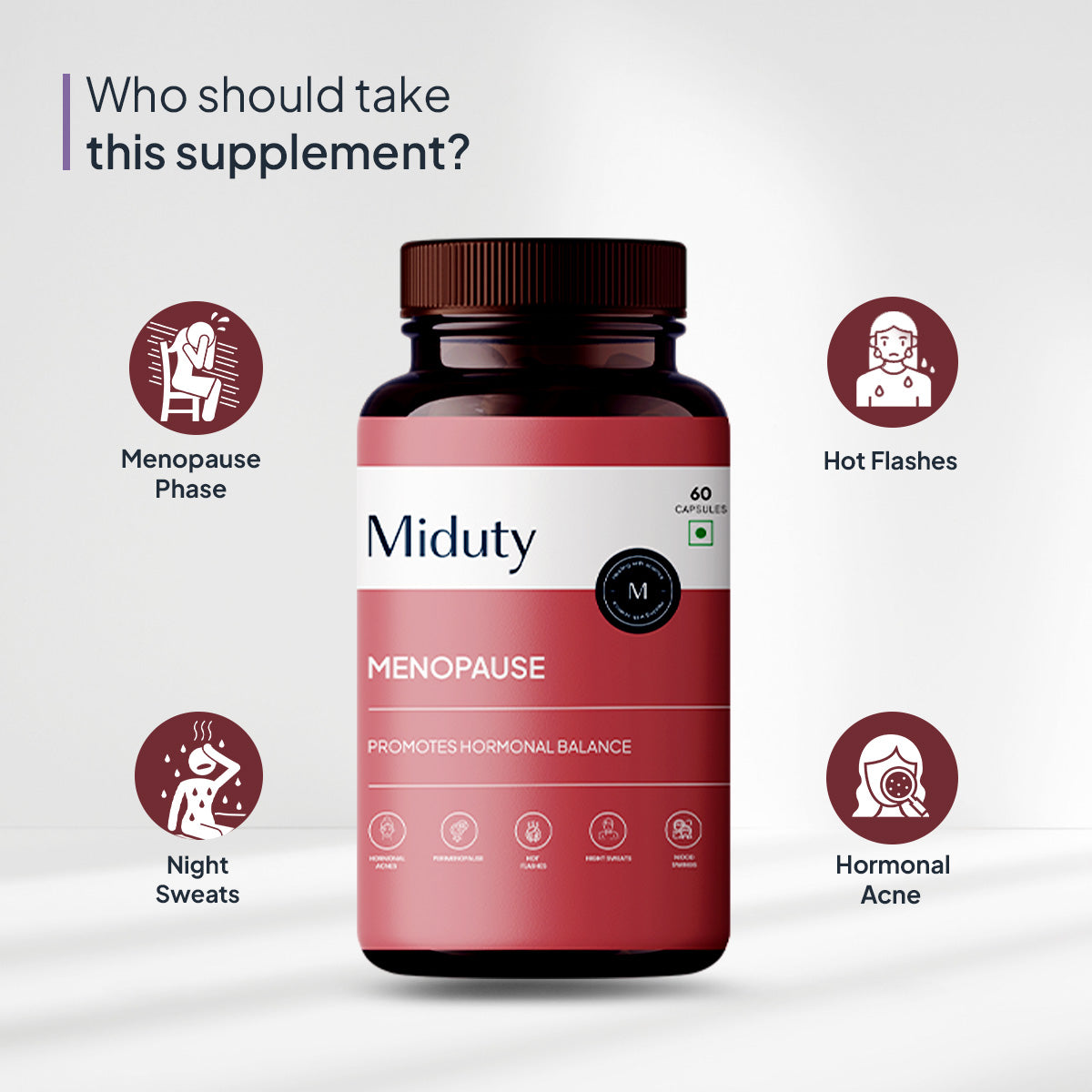 Miduty by Palak Notes Menopause Capsules 