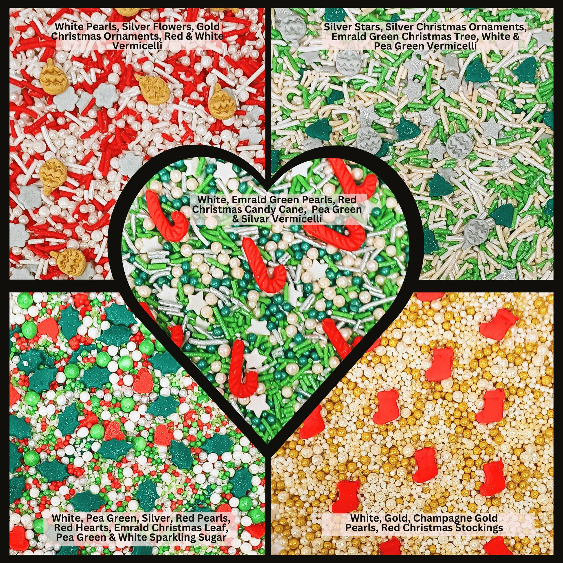 Confect Christmas Sprinkles CH Multipack 24