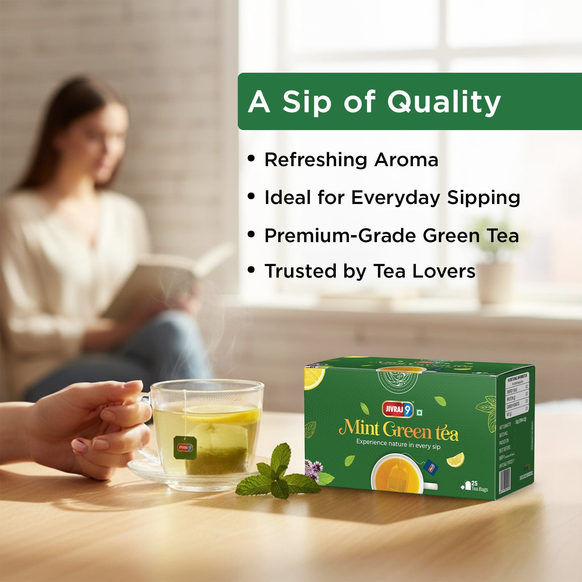 jivraj9 Tea Mint Green Tea