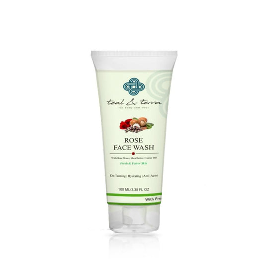 Teal and Terra Rose Face Wash