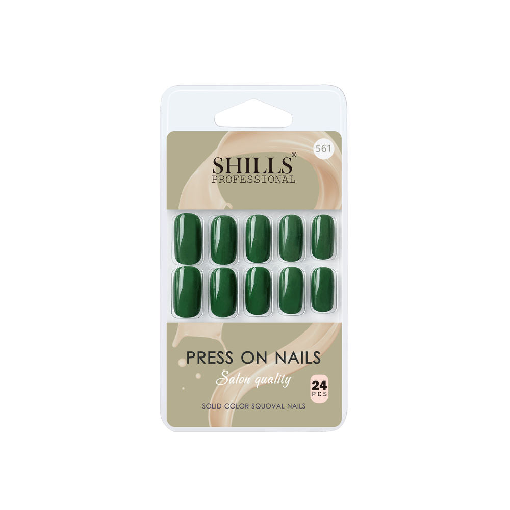Shills Professional Reusable Press On Nails Square - SPN561