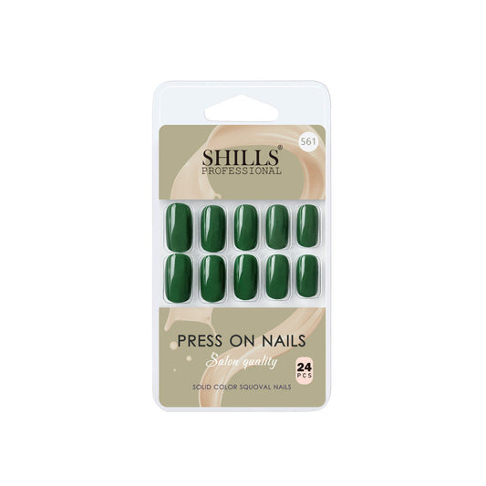 Shills Professional Reusable Press On Nails Square - SPN561