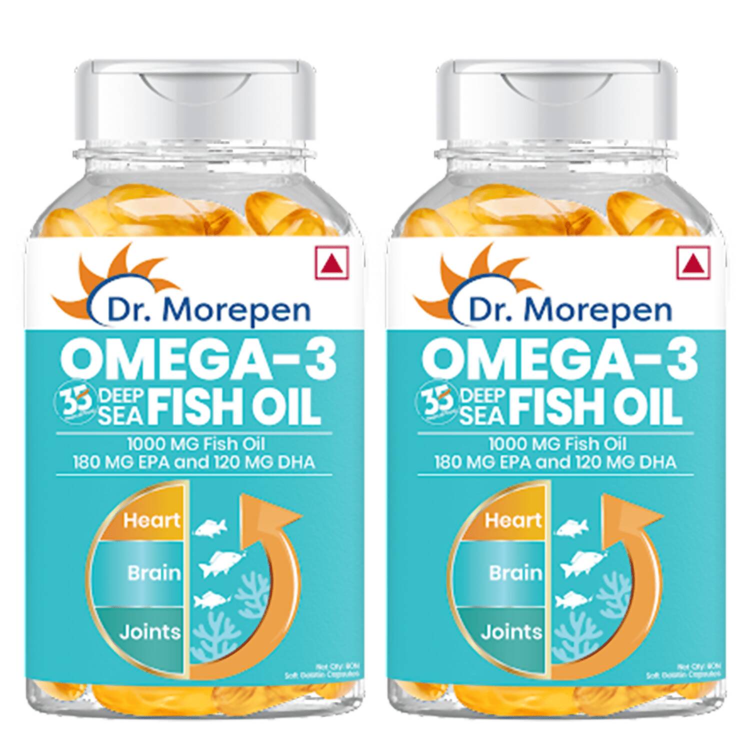 Dr. Morepen Omega 3 Deep Sea Fish Oil Softgels - Grab2buy