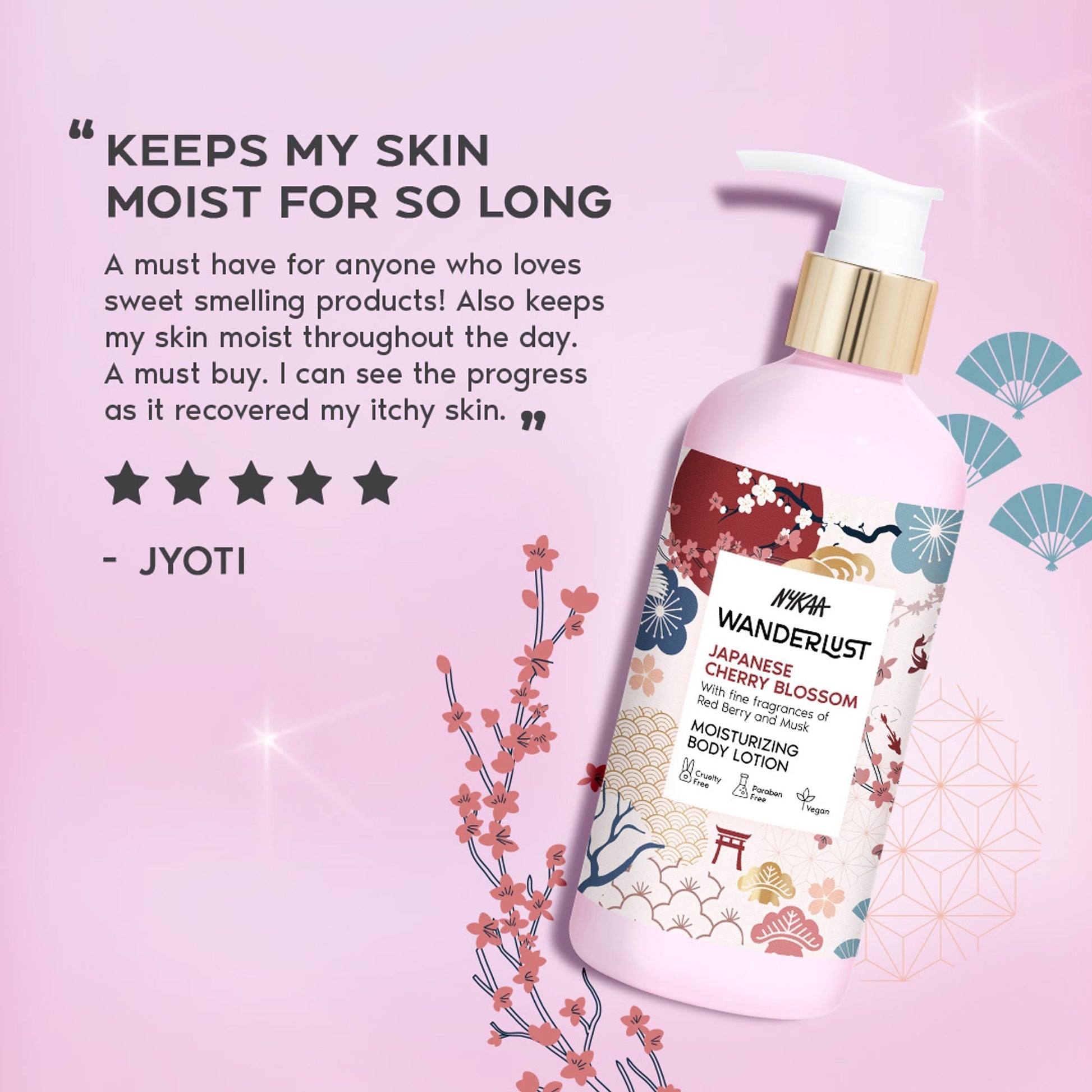 Wanderlust Moisturizing Body Lotion - Japanese Cherry Blossom  Grab2Buy Wanderlust Grab2Buy