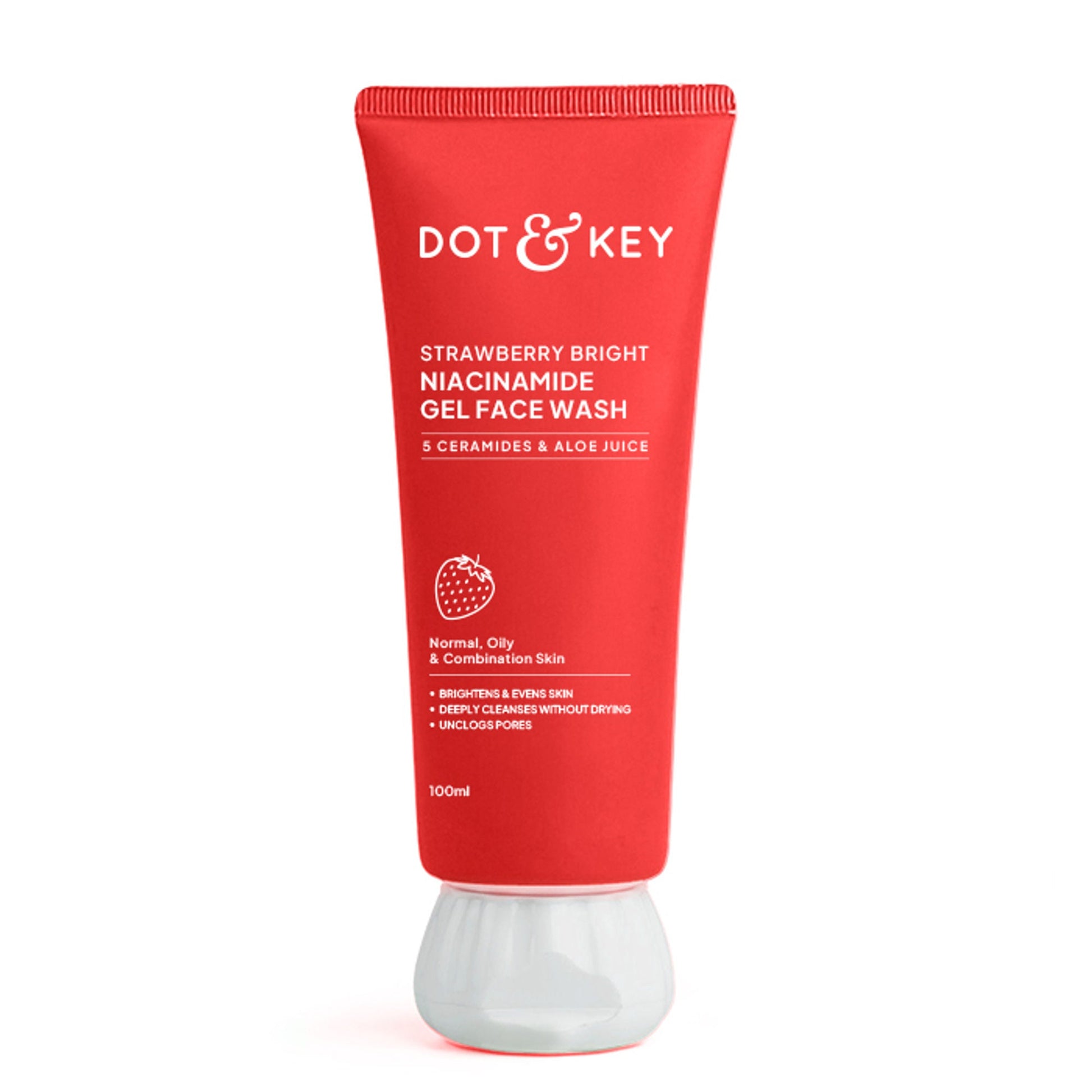 Dot & Key Strawberry Bright Niacinamide Gel Face Wash