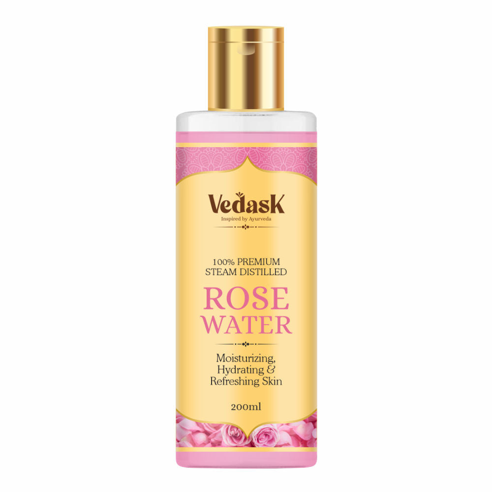 Vedask Organic 100% Natural Rose Water Toner  Grab2Buy Vedask Grab2Buy