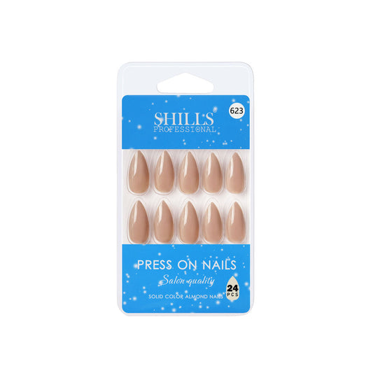 Shills Professional Reusable Press On Nails Almond - SPN623