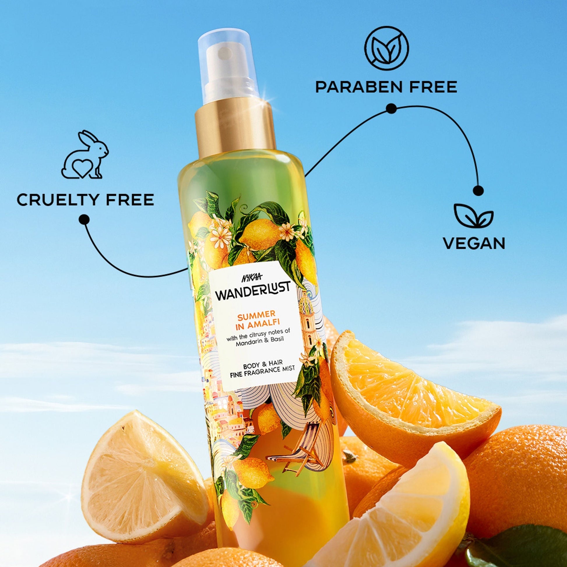 Wanderlust Fragrance Mist For Her - Summer In Amalfi  Grab2Buy Wanderlust Grab2Buy